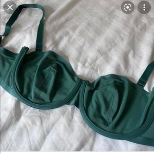 CUUP balconette bra 32B in jade